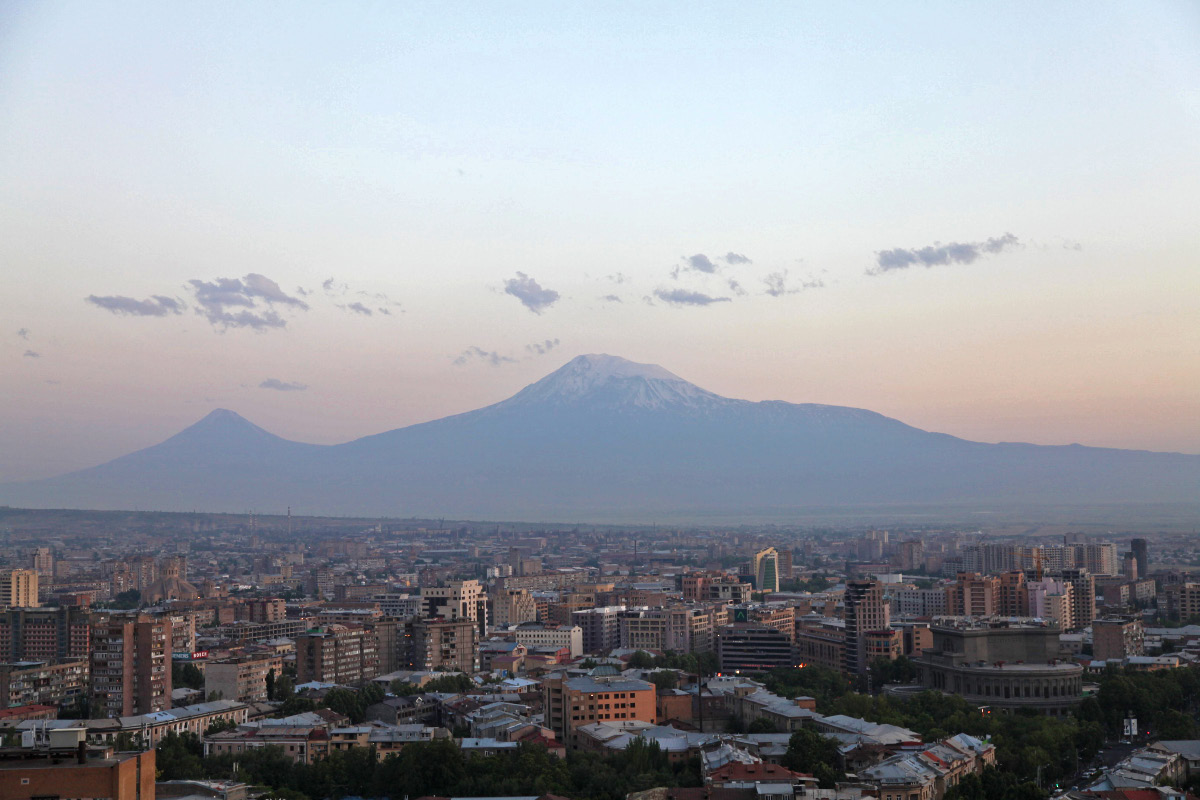 Yerevan and Mount Ararat