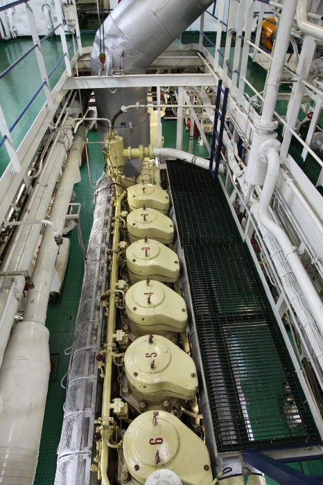 engine room of the Vavilov