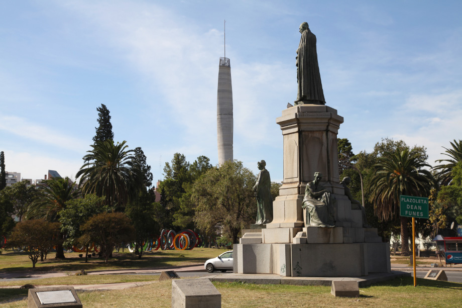 Monument to Dean Gregoria Funes (1749 - 1829) in Córdoba in Argentina