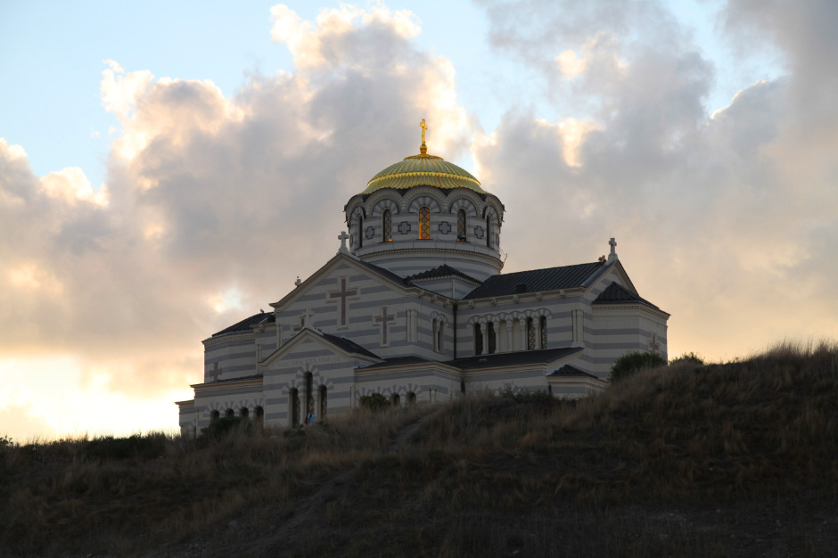 Cathedral of Saint Volodymir on 31 July 2011 in Korsun