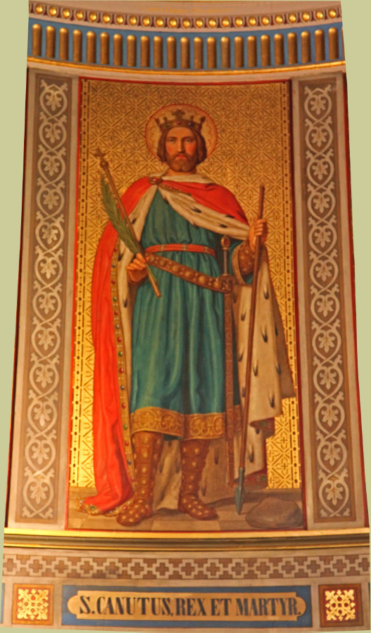 Kong Knud Svendsen (IV) af Danmark den Hellige — King Saint Canute (IV) of Denmark