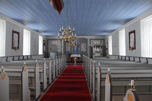 interior of Cathedral Godthåb