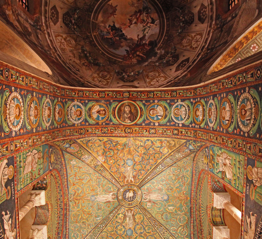 Basilica of San Vitale in Ravenna great cupola triumphal arch choir