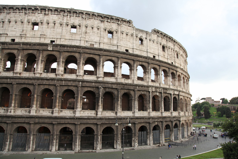 the Colosseum