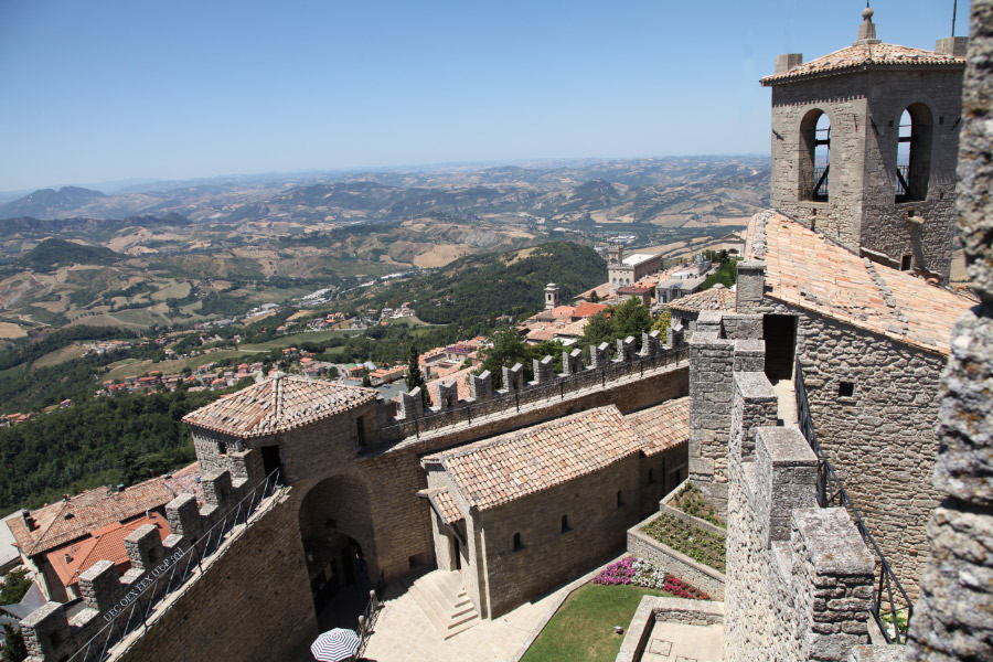 San Marino Castle vista