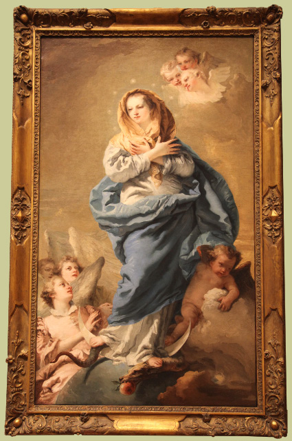 The Immaculate Conception (1775) by Giovanni Domenico Tiepolo