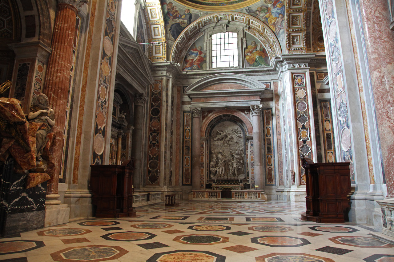 Saint Peter's Basilica and the Altar of Saint Leo the Great