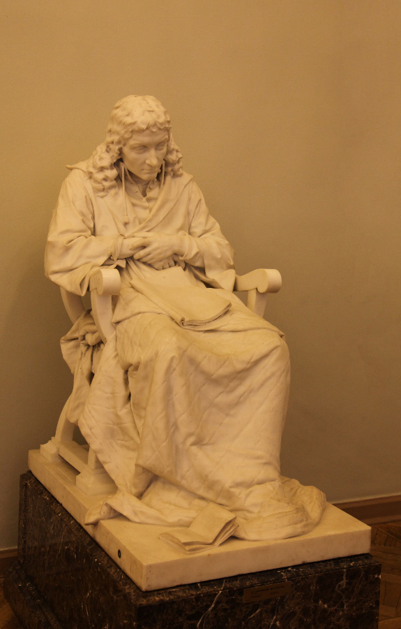 Spinoza sculpture in Russian Museum in Saint Petersburg by Антокольский-Antokolsky