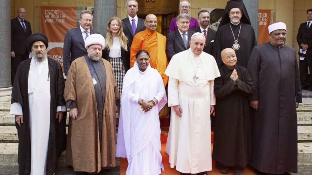 more Apostasy through Action of Pope Francis, now called Together Faiths of the World Unite